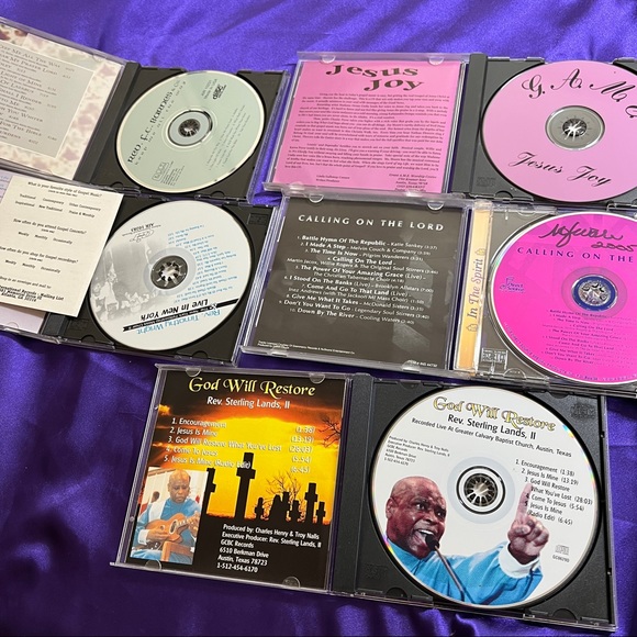 ๐5 CD's Rev Barnes, Rev Wright, Rev Lands, Young Adult Choir, Calling Lord - Picture 11 of 15